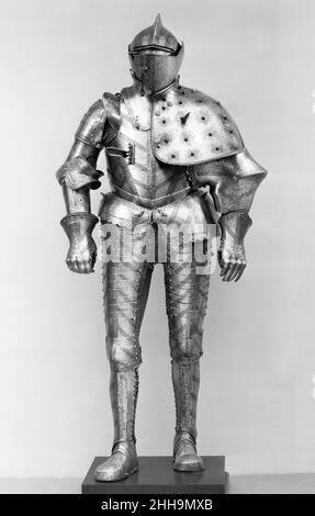 Armure pour l'inclinaison ca.1585 Italien.Armure pour l'inclinaison.Italien1585. Acier, cuir.Armure pour l'homme Banque D'Images