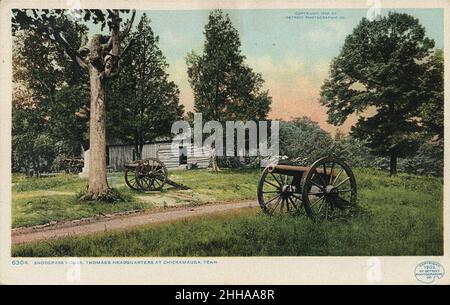 Snodgrass House, siège de Thomas à Chickamauga Banque D'Images