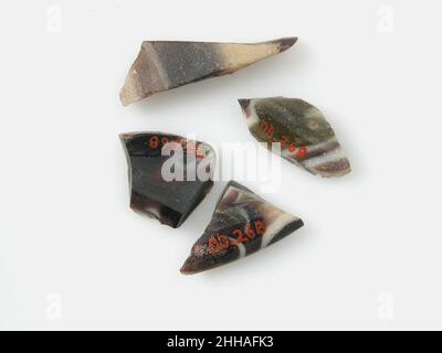 Fragments de verre d'un navire 4th–début 5th siècle copte.Fragments de verre d'un vaisseau 477143 Banque D'Images