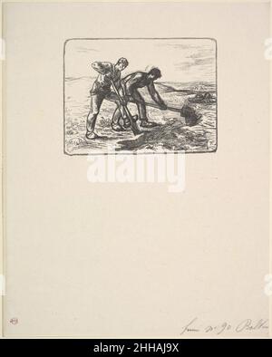 Les creuseurs 1830–99 après Jean-François Millet Français.Les creuseurs 371569 Banque D'Images