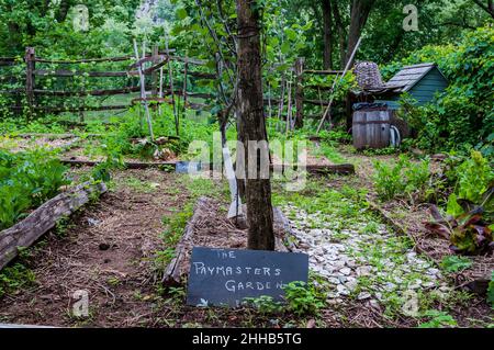 The Paymasters Garden, Harpers Ferry, Virginie occidentale, États-Unis Banque D'Images