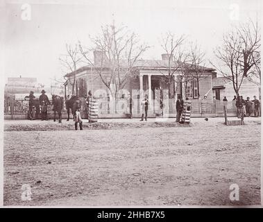 Siège social du général Sherman ou Thomas, Chattanooga ca.1864 George N. Barnard American.Siège du général Sherman ou Thomas, Chattanooga 268227 Banque D'Images