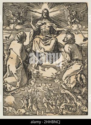 Le jugement dernier, de la petite passion ca.1510 Albrecht Dürer Allemand.Le jugement dernier, de la petite passion 388072 Banque D'Images