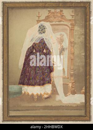 [La Comtesse en robe de piqué ou en Judith (?)]1860s Pierre-Louis Pierson Français.[La Comtesse en robe de piqué ou en Judith (?)]261370 Banque D'Images