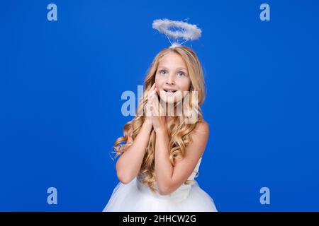 Angel fille avec ailes Saint Valentin.Enfant avec un caract re