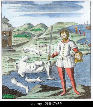 Splendeur Solis.Image 10 - découpage de la tête du roi. Banque D'Images