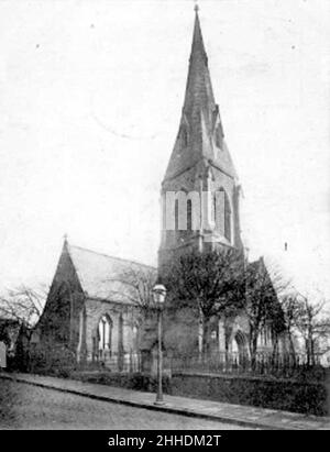 St Matthias Burley, image d'archive. Banque D'Images