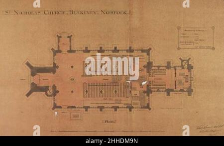 Plan de St nicholas blakeney. Banque D'Images