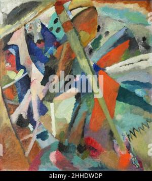 Saint-Georges (II) (Wassily Kandinsky, 1911). Banque D'Images