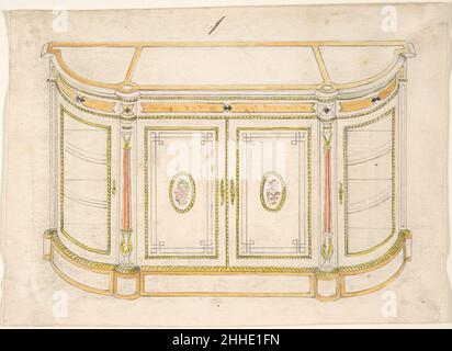 Cabinet Design 19th Century Anonyme, britannique, 19th Century British.Conception de l'armoire 386581 Banque D'Images