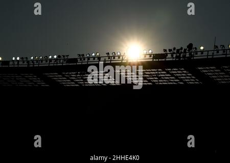Turin, Italie.23 janvier 2022. Pendant la série Un match de football entre le FC Torino et le Sassuolo US.Credit: Nicolò Campo/Alay Live News Banque D'Images