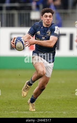 Jimmy O'Brien de Leinster lors de la Heineken Champions Cup, disputer Un match au terrain de loisirs de Bath.Date de la photo: Samedi 22 janvier 2022. Banque D'Images