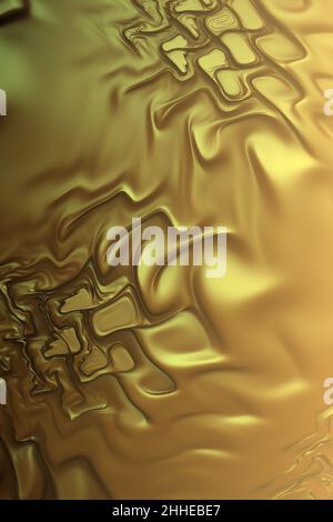 gold concept, bitcoin, investissements numériques, 3d arrière-plan fractal. image décorative pour le design Banque D'Images