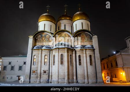 Belles églises orthodoxes sur le territoire du Kremlin de Moscou Banque D'Images