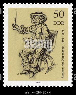 Timbres de l'Allemagne (DDR) 1978, MINR 2352. Banque D'Images