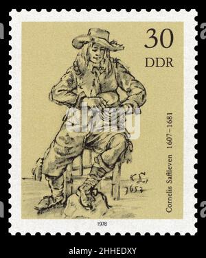 Timbres de l'Allemagne (DDR) 1978, MINR 2350. Banque D'Images