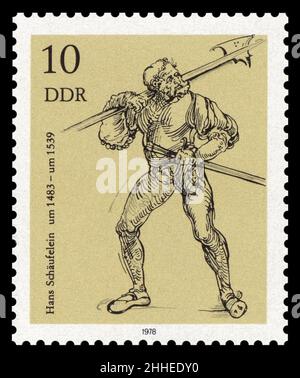 Timbres de l'Allemagne (DDR) 1978, MINR 2347. Banque D'Images