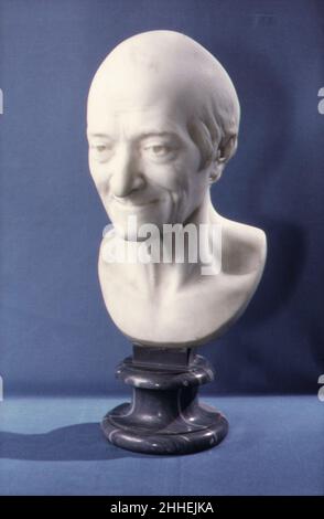 Voltaire (François Marie Arouet de Voltaire) (1696–1778) 1778 Jean Antoine Houdon Français ce buste, de la collection Stroganov à Saint-Pétersbourg, a probablement été acquis par le comte Alexandre Serguevitch Stroganov directement de Houdon pendant ses années à Paris, de 1770 à 1779.Voltaire (François Marie Arouet de Voltaire) (1696-1778) 205459 Banque D'Images