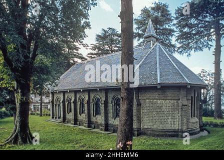 30 oct 2003 photo d'époque Eglise St John Stone à Dalhousie, Himachal Pradesh, Inde, Asie. Banque D'Images