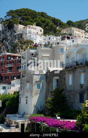 Capri Cityscape,Capri Island,Campanie,Italie,Europe Banque D'Images