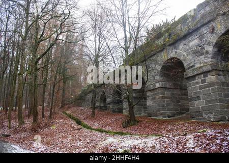 Bergpark Wilhelmshoehe à Kassel en Allemagne, un parc de paysages unique à Kassel en Allemagne Banque D'Images