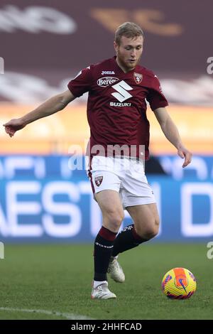 Olimpico Grande Torino, Turin, Italie, 23 janvier 2022,Tommaso Pobega (Torino FC) en action pendant le Torino FC vs US Sassuolo - série italienne de football Banque D'Images