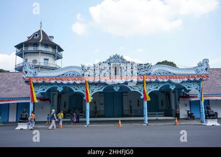 Solo - août 2023 : Keraton Surakarta Hadiningrat est le palais officiel du Surakarta Hadiningrat Sunanate qui est situé dans la ville de Surakarta wh Banque D'Images