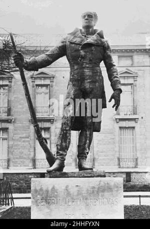 Statue du général Thomas-Alexandre Dumas. Banque D'Images