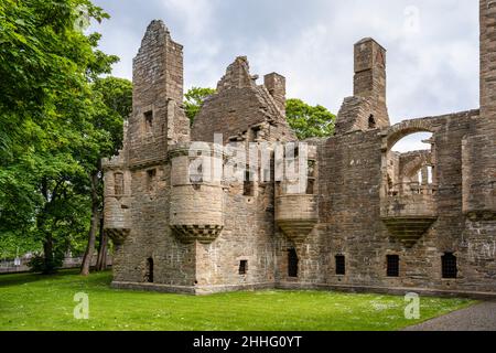 Ruines du palais d'Earl à Kirkwall sur le continent Orkney en Écosse Banque D'Images