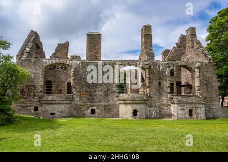 Ruines du palais d'Earl à Kirkwall sur le continent Orkney en Écosse Banque D'Images