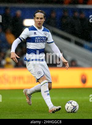 Photo du dossier datée du 02-10-2021 de Stefan Johansen, des Queens Park Rangers.Mark Warburton, patron du QPR, effectuera un contrôle tardif sur le skipper Stefan Johansen avant l'affrontement du championnat Sky Bet de mardi soir avec Swansea.Date de publication : lundi 24 janvier 2022. Banque D'Images