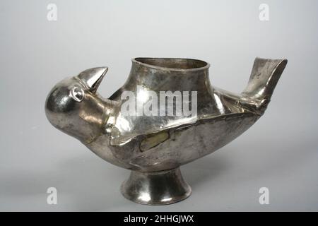 Oiseau navire 12th–15th Century Chimú.Bateau à oiseaux.Chimú.12th–15th siècle.Argent.Pérou.Conteneurs métalliques Banque D'Images