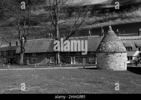 Le village vert au village de Harrold, comté de Bedfordshire, Angleterre, Royaume-Uni Banque D'Images