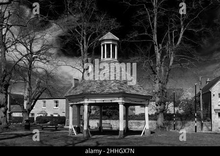 Le village vert au village de Harrold, comté de Bedfordshire, Angleterre, Royaume-Uni Banque D'Images