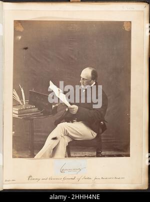 [Lord Canning, Viceroy et Gouverneur général de l'Inde, de mars 1856 à mars 1862] 1860 Inconnu.[Lord Canning, Viceroy et Gouverneur général de l'Inde, de mars 1856 à mars 1862] 287591 Banque D'Images