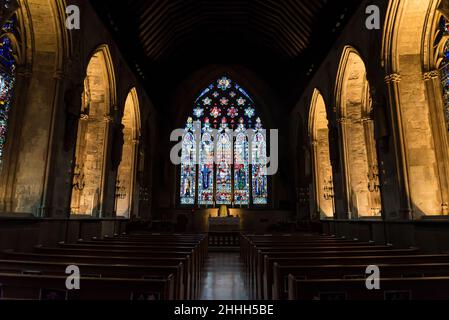 Chapelle de l'église Saint-Etheldreda est une église catholique romaine à Ely place, Farringdon.Le bâtiment est l'un des deux seuls survivants à Londres du rei Banque D'Images