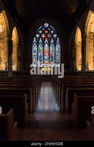 Chapelle de l'église Saint-Etheldreda est une église catholique romaine à Ely place, Farringdon.Le bâtiment est l'un des deux seuls survivants à Londres du rei Banque D'Images