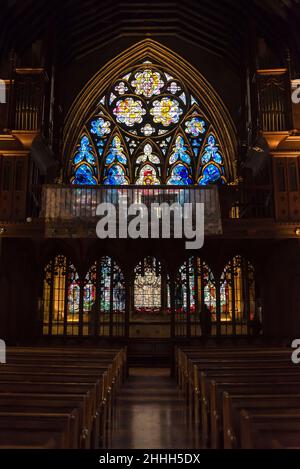 Chapelle de l'église Saint-Etheldreda est une église catholique romaine à Ely place, Farringdon.Le bâtiment est l'un des deux seuls survivants à Londres du rei Banque D'Images