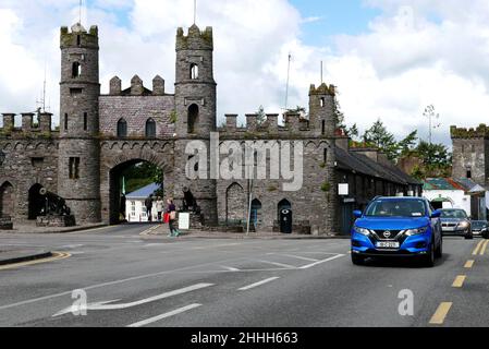 Château de Macroom, comté de Cork, province de Munster, République d'Irlande, Europe Banque D'Images