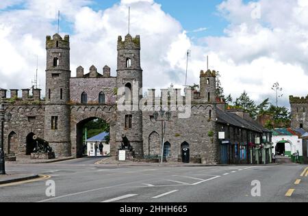 Château de Macroom, comté de Cork, province de Munster, République d'Irlande, Europe Banque D'Images