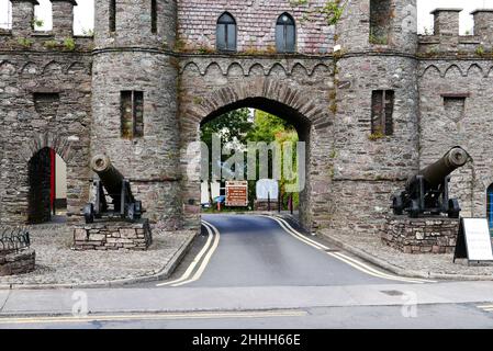 Château de Macroom, comté de Cork, province de Munster, République d'Irlande, Europe Banque D'Images