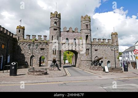 Château de Macroom, comté de Cork, province de Munster, République d'Irlande, Europe Banque D'Images