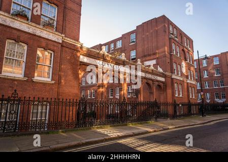 Guinness Trust Buildings, Snowsfields, Bermondsey, Londres, Angleterre,ROYAUME-UNI Banque D'Images