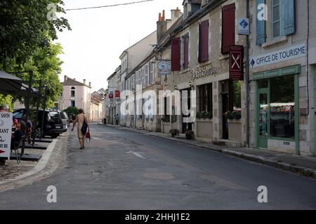 Saint-Savin , Dépt 86, Poitou-Charente, France Banque D'Images