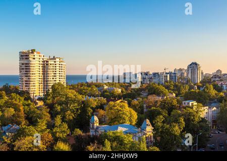 Vue panoramique d'Odessa, Ukraine dans une belle journée d'été Banque D'Images