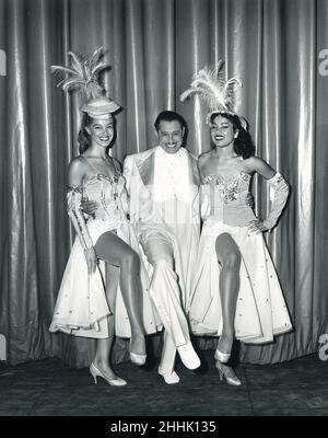 Cabell Calloway III, connu sous le nom de Cab Calloway (1907-1994), était un célèbre chanteur de jazz américain et chef de bande.1 juillet 1957.Photo: Abbie Rowe Banque D'Images