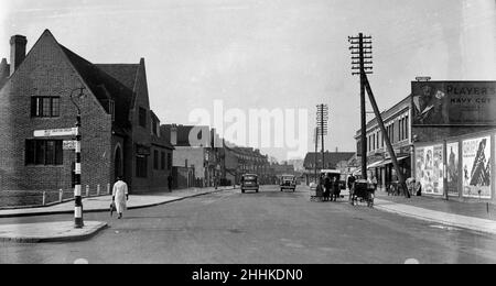 Chemin Station, West Drayton, Circa 1935 Banque D'Images