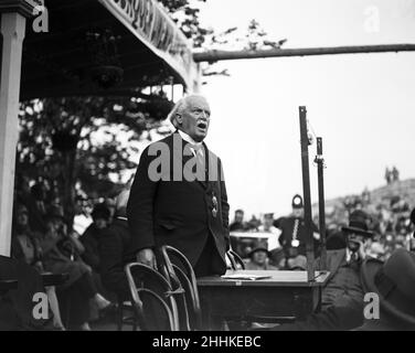 David Lloyd George parlant à Llandudno.30th mai 1929. Banque D'Images