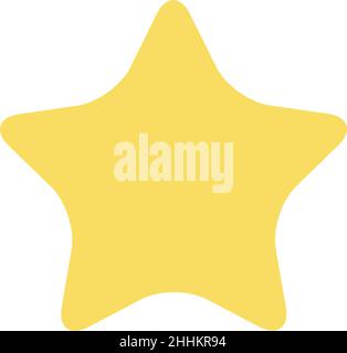 Décoration de la chambre de bébé.Icône de vecteur étoile mignonne. Illustration de Vecteur