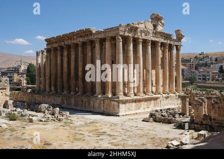 Le Temple de Bacchus à Héliopolis Banque D'Images